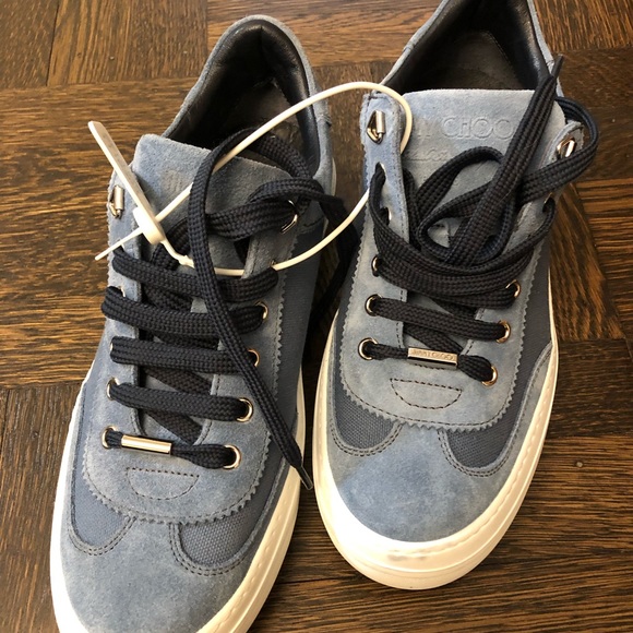 Jimmy Choo ace sneaker suede and canvas size 40.5 - Picture 2 of 7